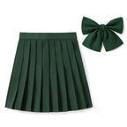 High Waist Skirt With Bowtie