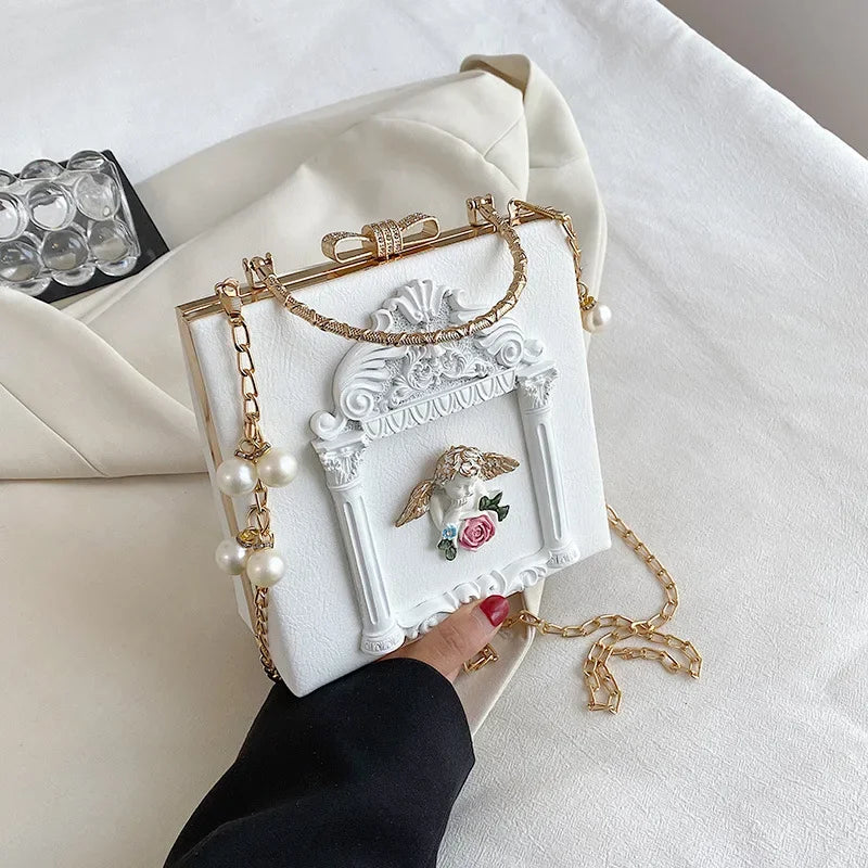 Angel Flower Chain Handbag