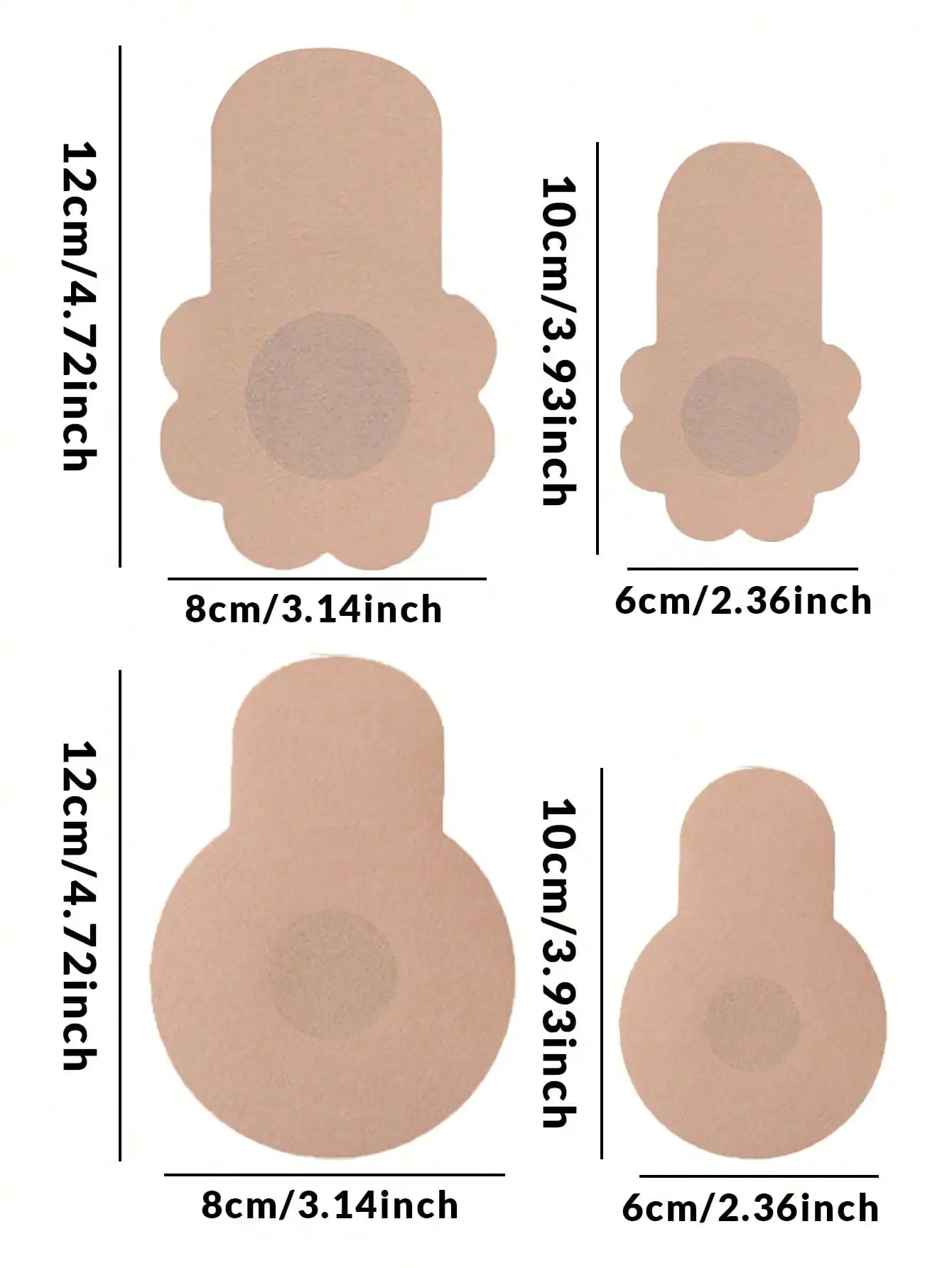Push Up Sticky Self Adhesive Strapless Invisible Bra