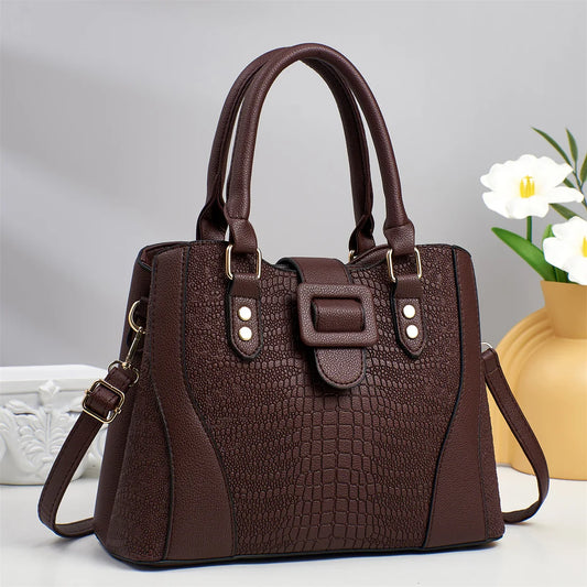 Alligator Pattern Handbag