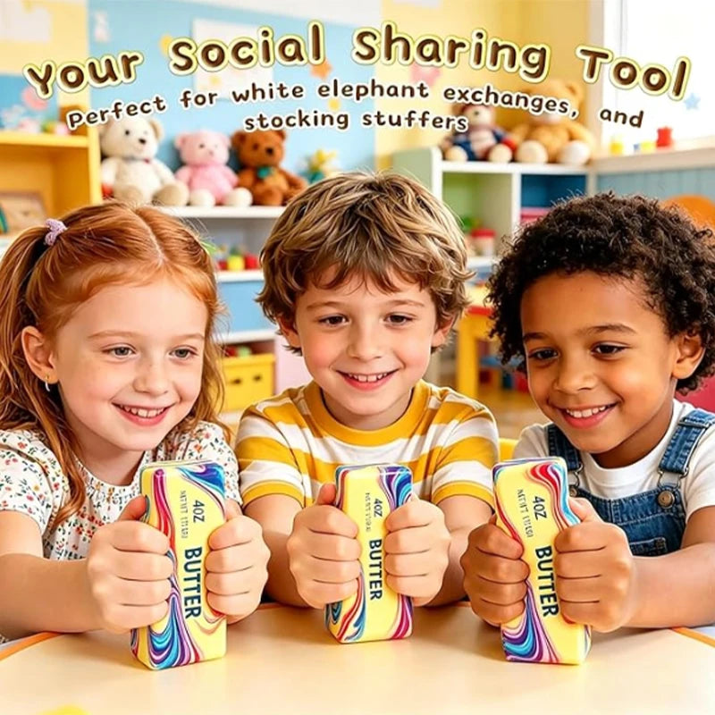 Colorful Slow Rising Squishy Butter Stick