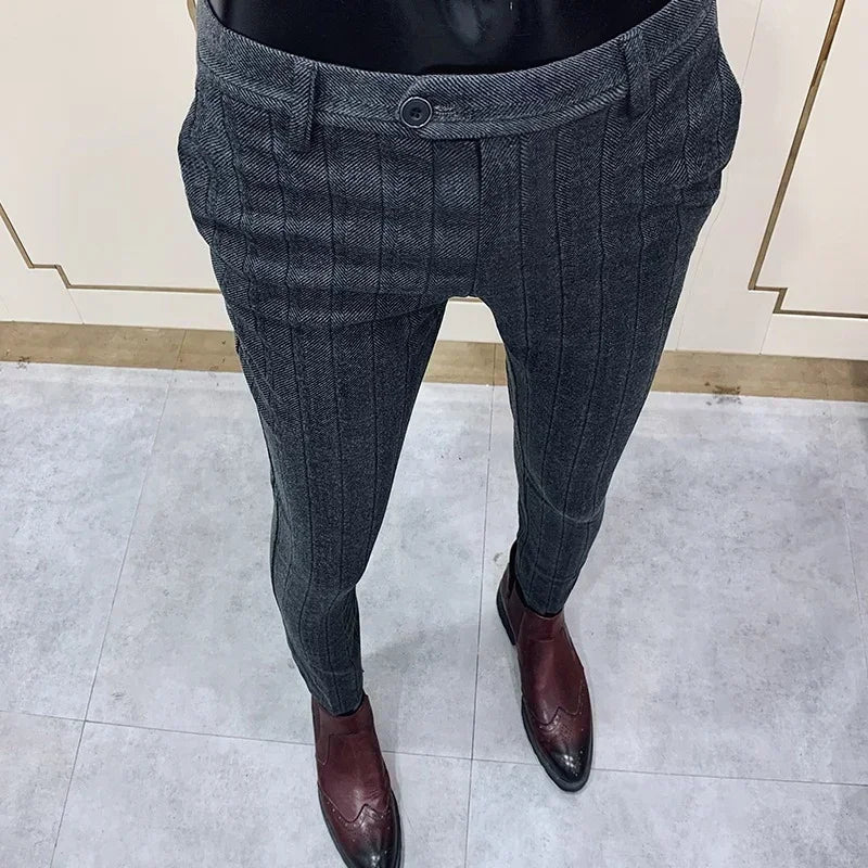 Slim Fit Corduroy Trousers