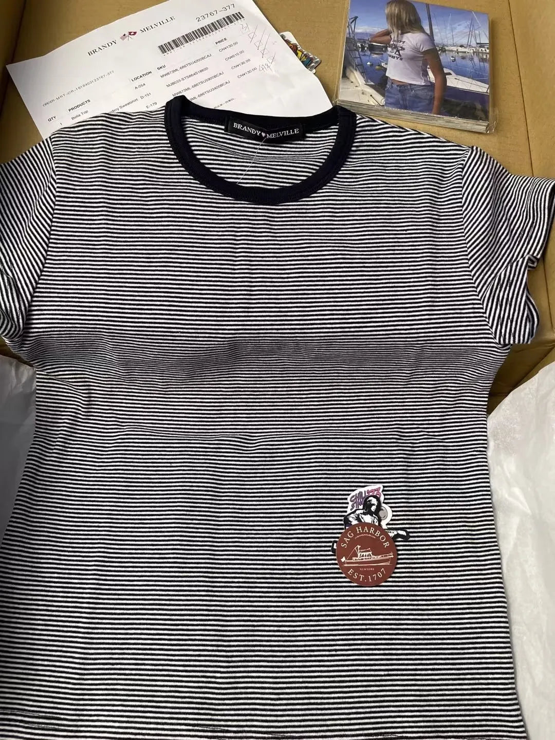 Striped Slim Tee