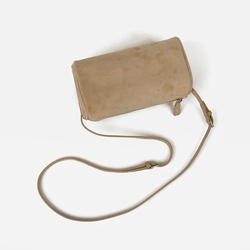 Suede Handbag