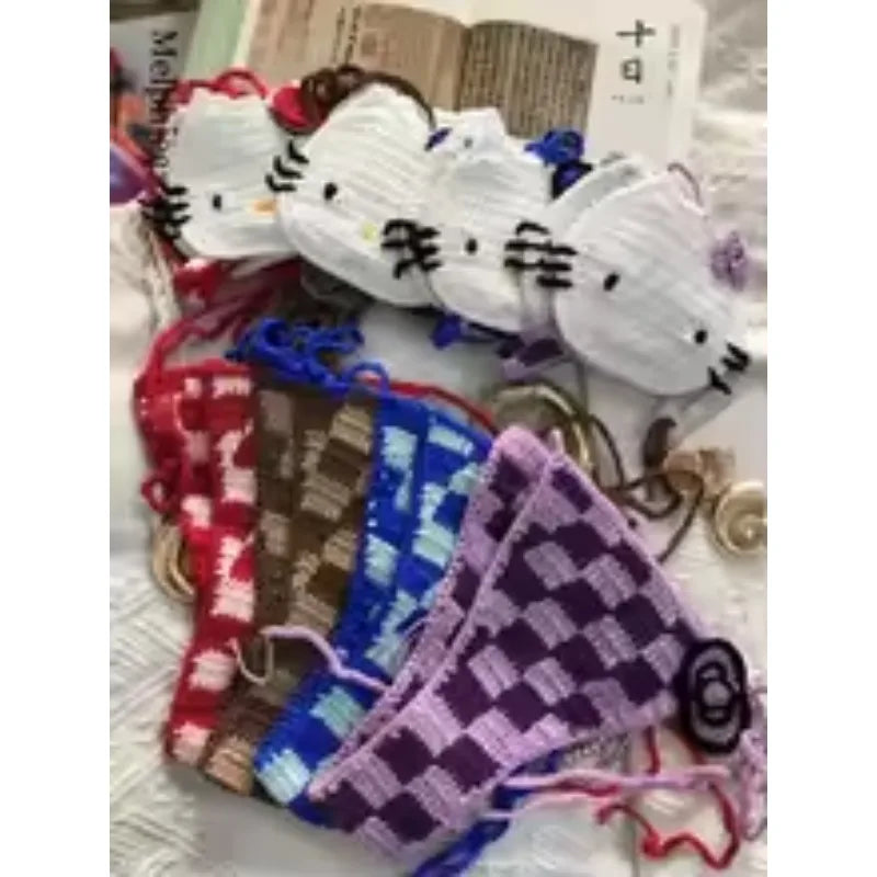 Crochet Kitty Bikini