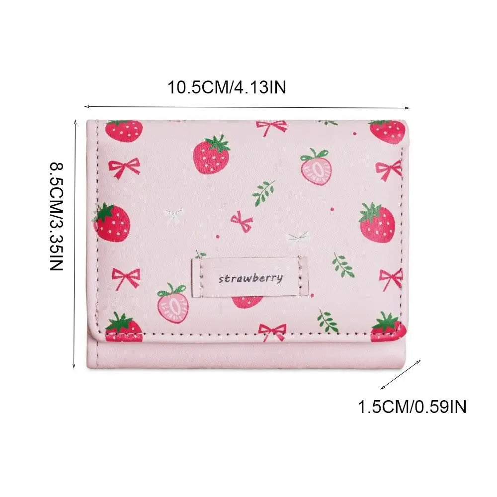 Strawberry Tri-fold Wallet