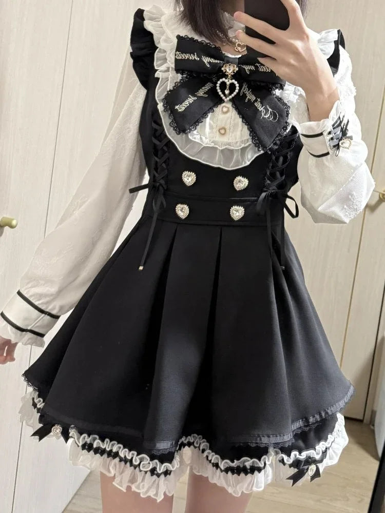 Bow Dress Shorts Set