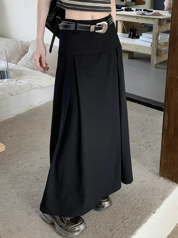 Qiukichonson Midi Long Skirt