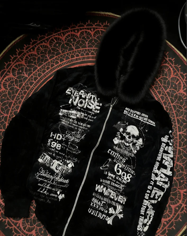 Fur Collar Hoodie