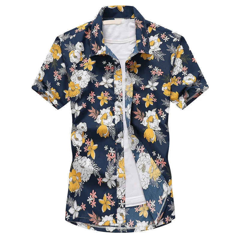 Floral Beach Pattern Shirt