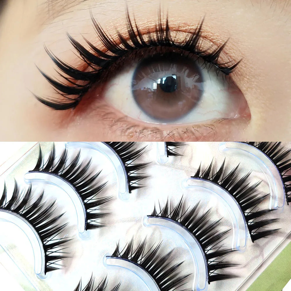 5 Pairs Thick False Eyelash