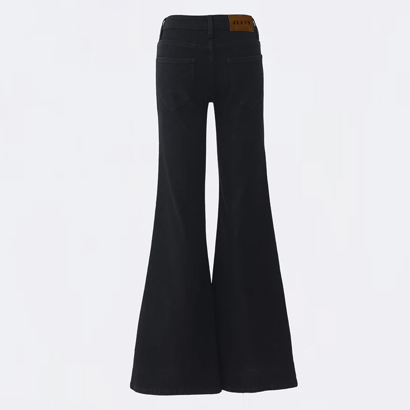 Low Waist Boot Cut Jeans