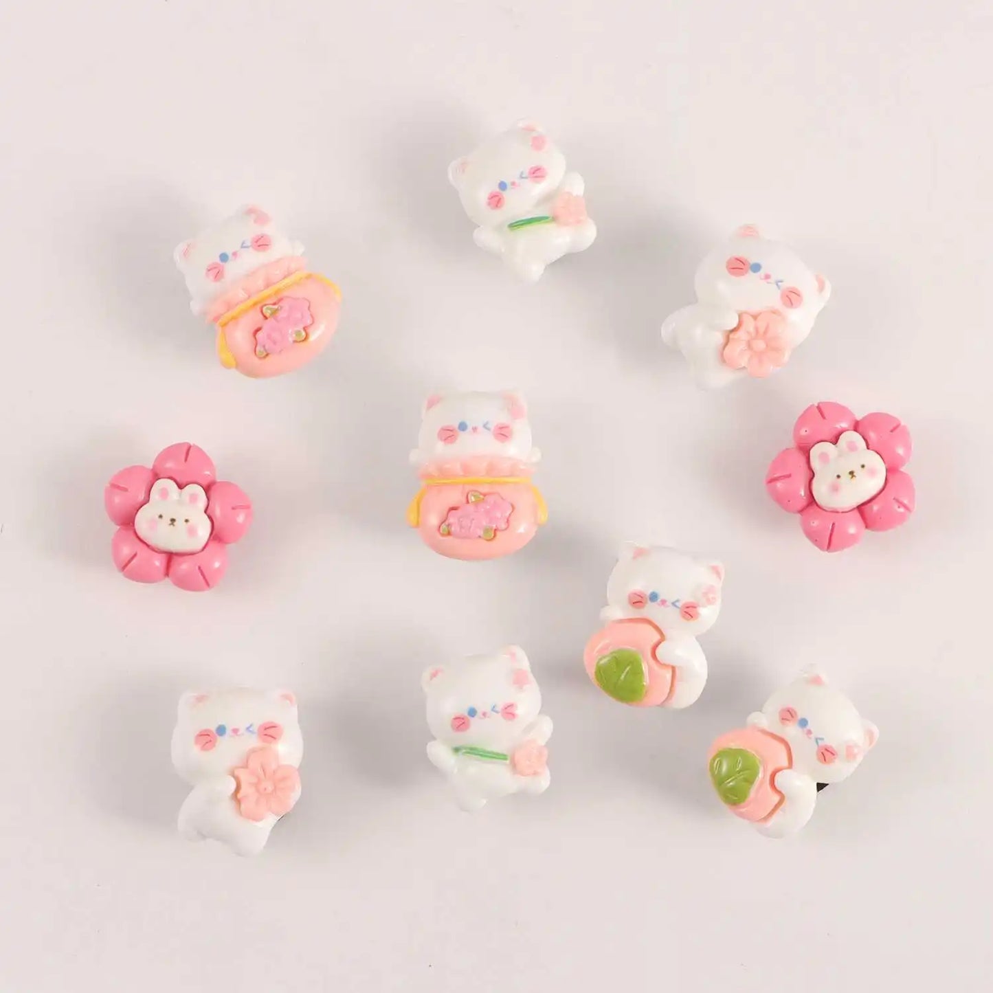 Sakura Flower Croc Charms
