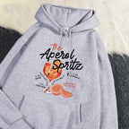 The Aperol Spritz Retro Cocktail Hoodie