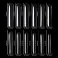 3XL Tapered Square Clear Full Cover Nail Tip 120PC Press On Nails False Artificial Tip  XXXL Extra Long Square Straight Nail Tip