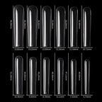 3XL Tapered Square Clear Full Cover Nail Tip 120PC Press On Nails False Artificial Tip  XXXL Extra Long Square Straight Nail Tip