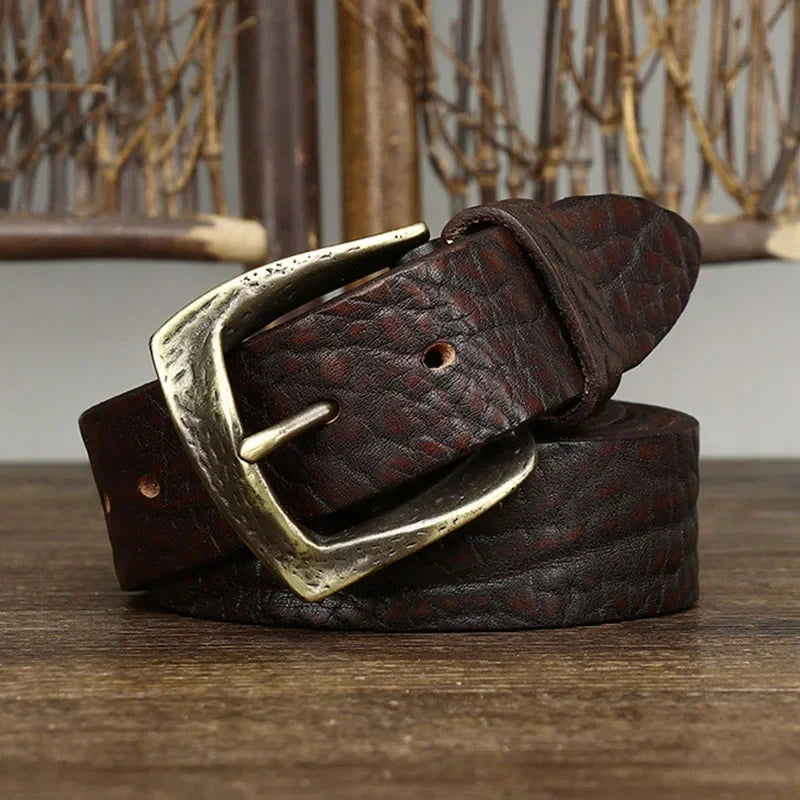Luxury Copper Buckle Belt