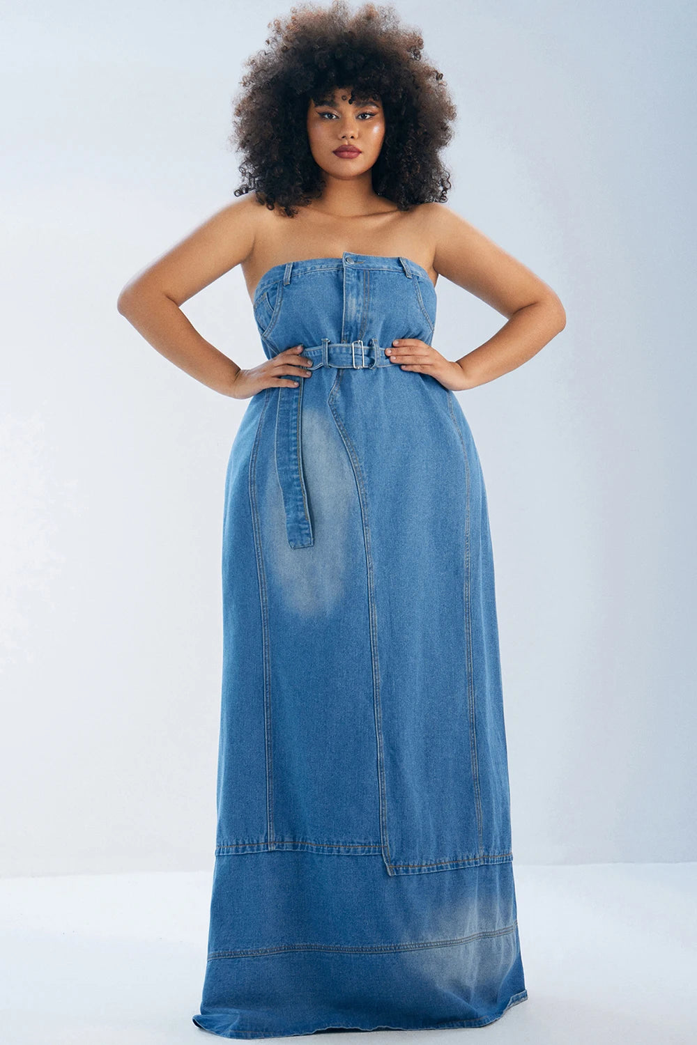 Denim Maxi Dress