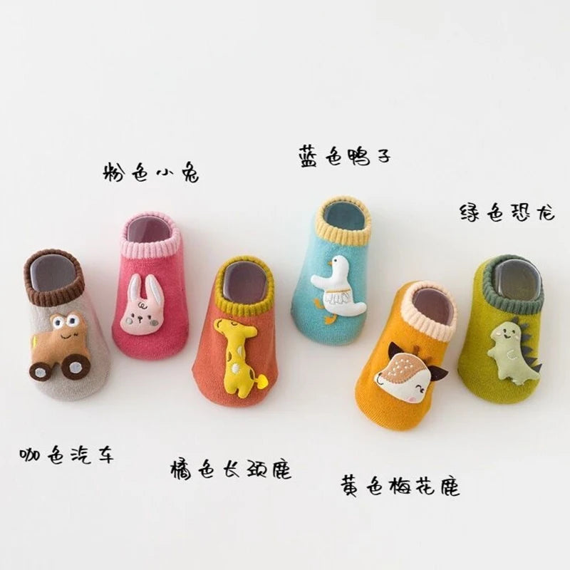 6 Pairs Fleece 3D Socks