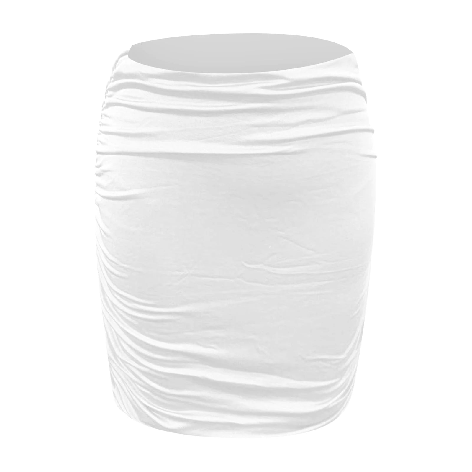 Summer Short Elastic Pleated Skirt