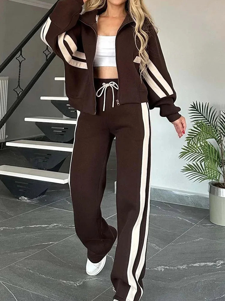 Wide Leg Pants Fashion Set