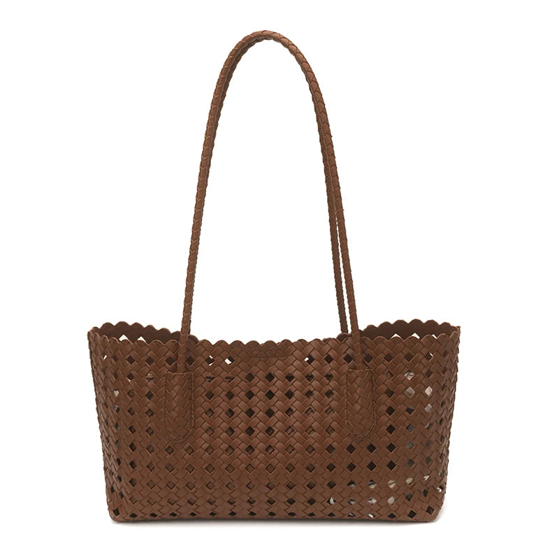 Straw Woven Tote Bag