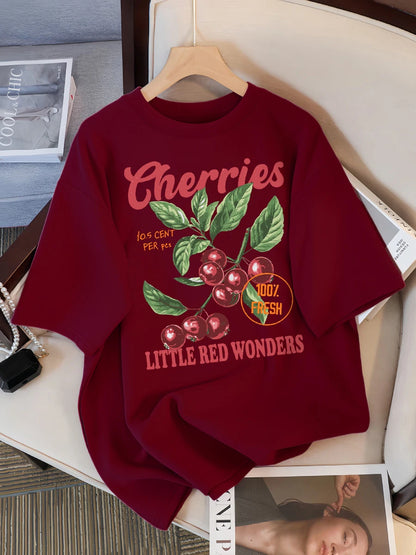 チェリー100%フレッシュ リトルレッドワンダーズTシャツ