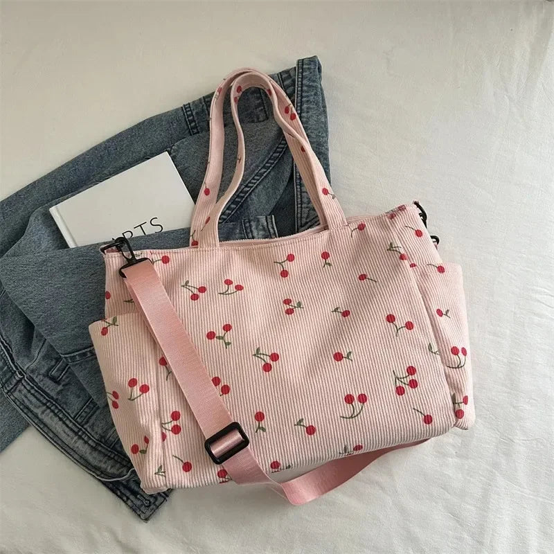 Cherry Print Tote
