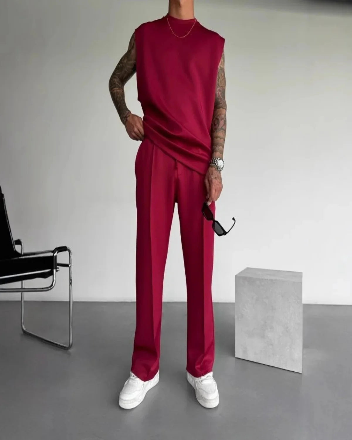 Minimalist Sleeveless Set