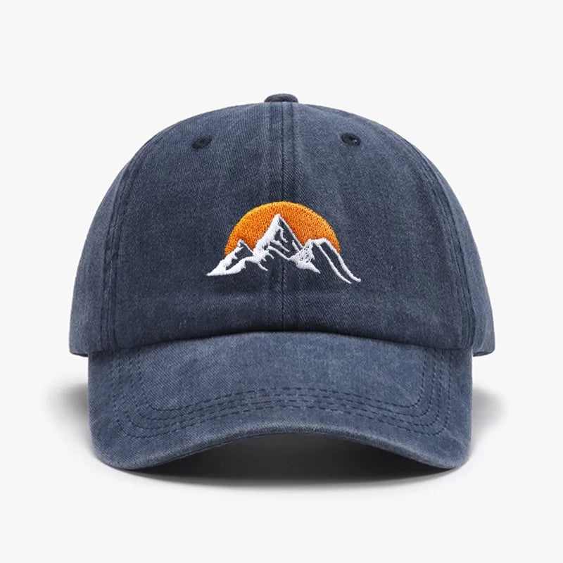 Embroidered Sunset Baseball Hat