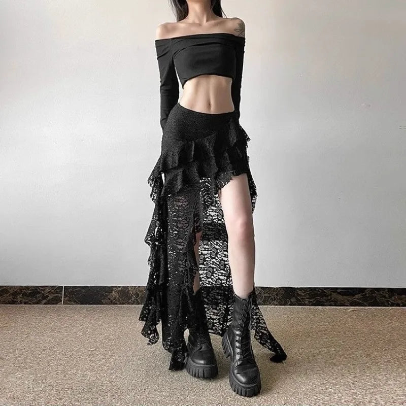 Lace Maxi Skirt