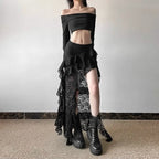 Lace Maxi Skirt