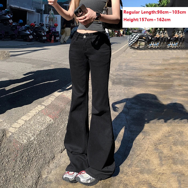 Low Waist Boot Cut Jeans