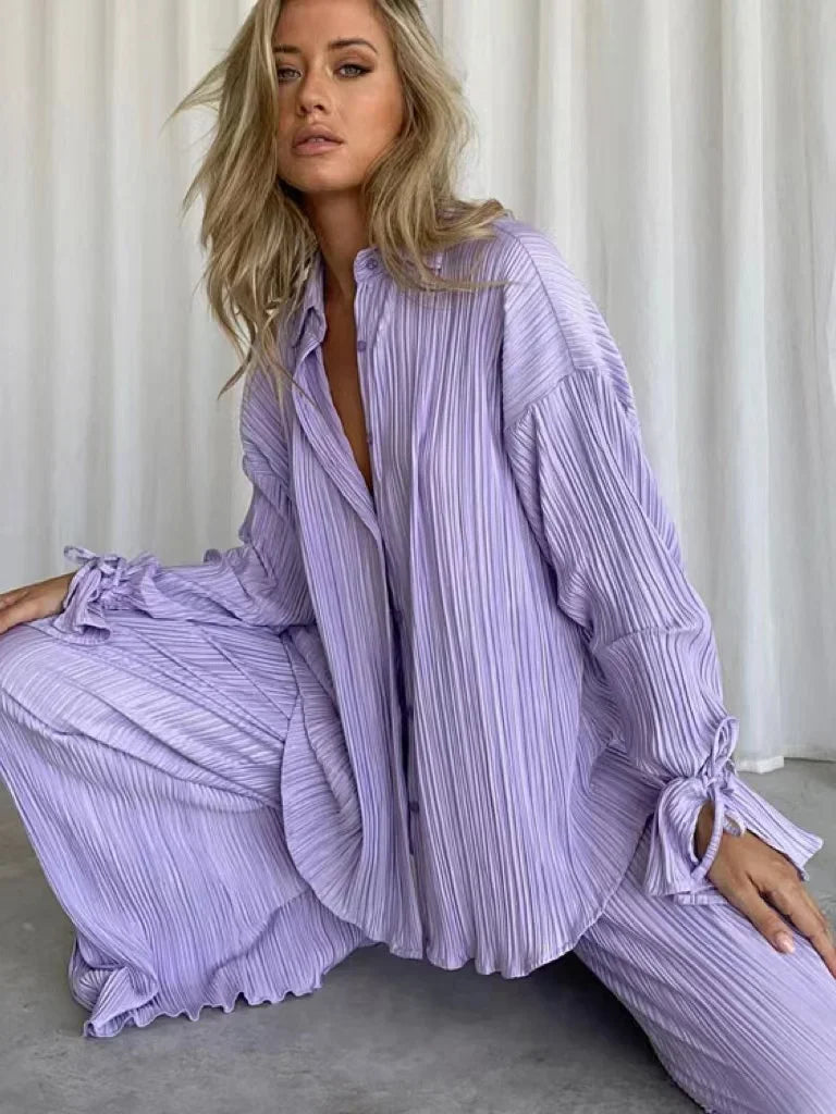 Pleated 2 Piece Set