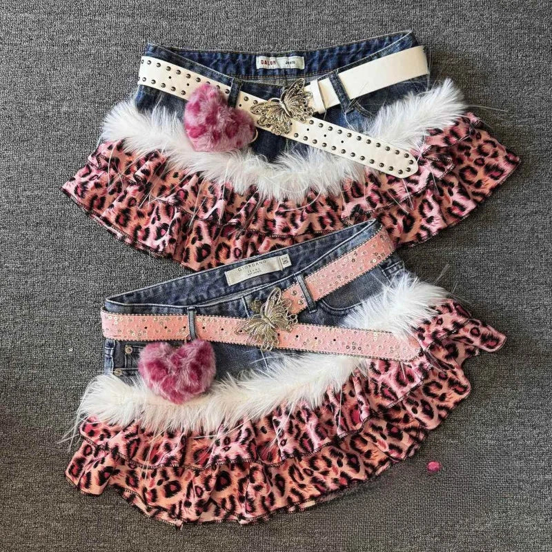Leopard Mini Skirt
