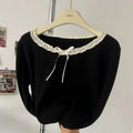 Lace Round Neck T-Shirt