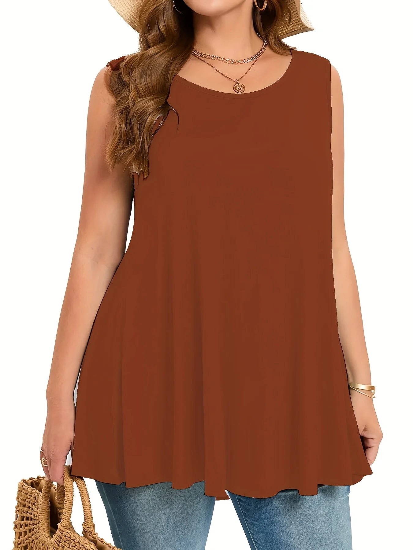Simple Solid Tank Top