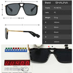 SHAUNA Retro Double Bridges Pilot Sunglasses