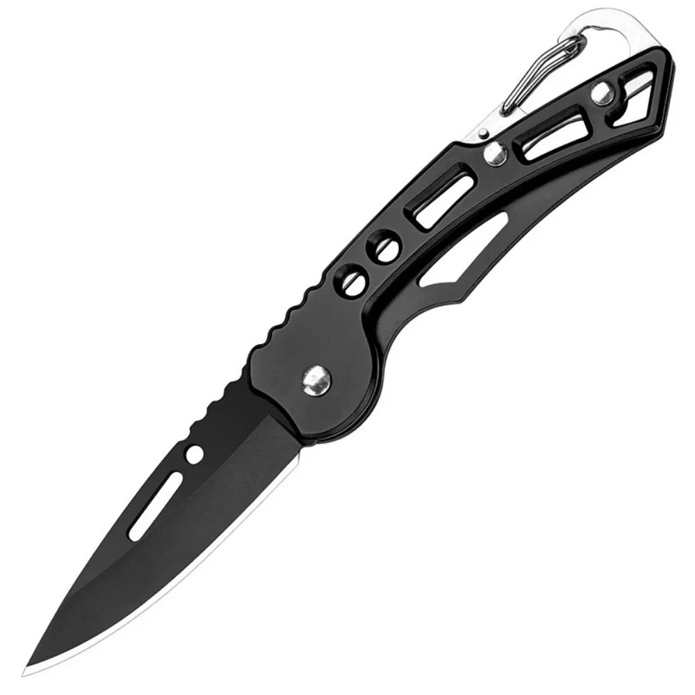 Folding Pocket Knife Stainless Steel Fishing Knife Portable Fruit Carrying Kitchen Tool Household Foldable Food Knife Hand Tools