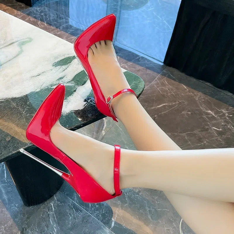 Patent Stiletto Pumps