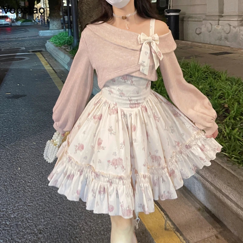 Floral Pinafore Dress & Bolero Set