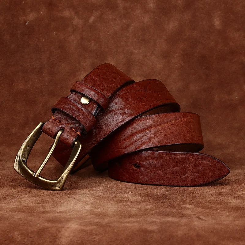 Luxury Copper Buckle Belt