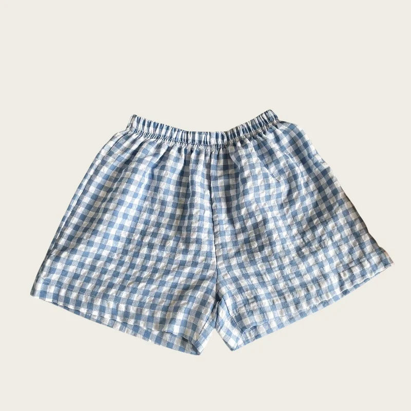 Bubble Gingham Shorts