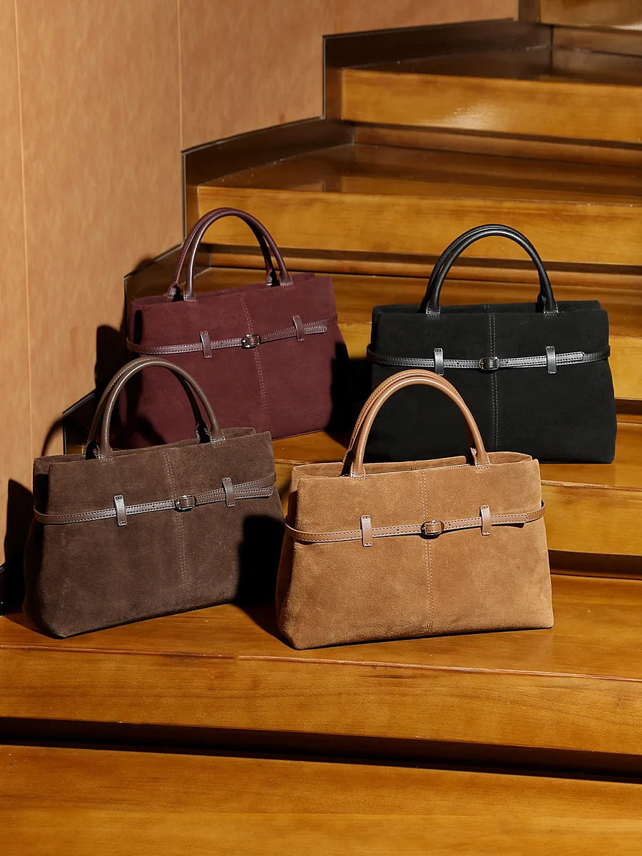 YANATARI Leather Minimalist Tote Bag