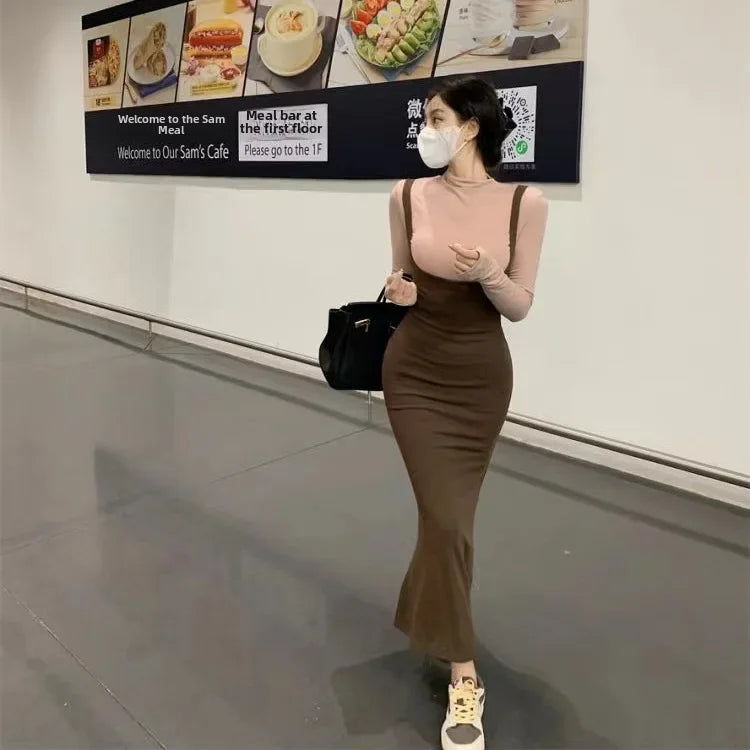 High-waisted Slimming Fish Tail Skirt Set