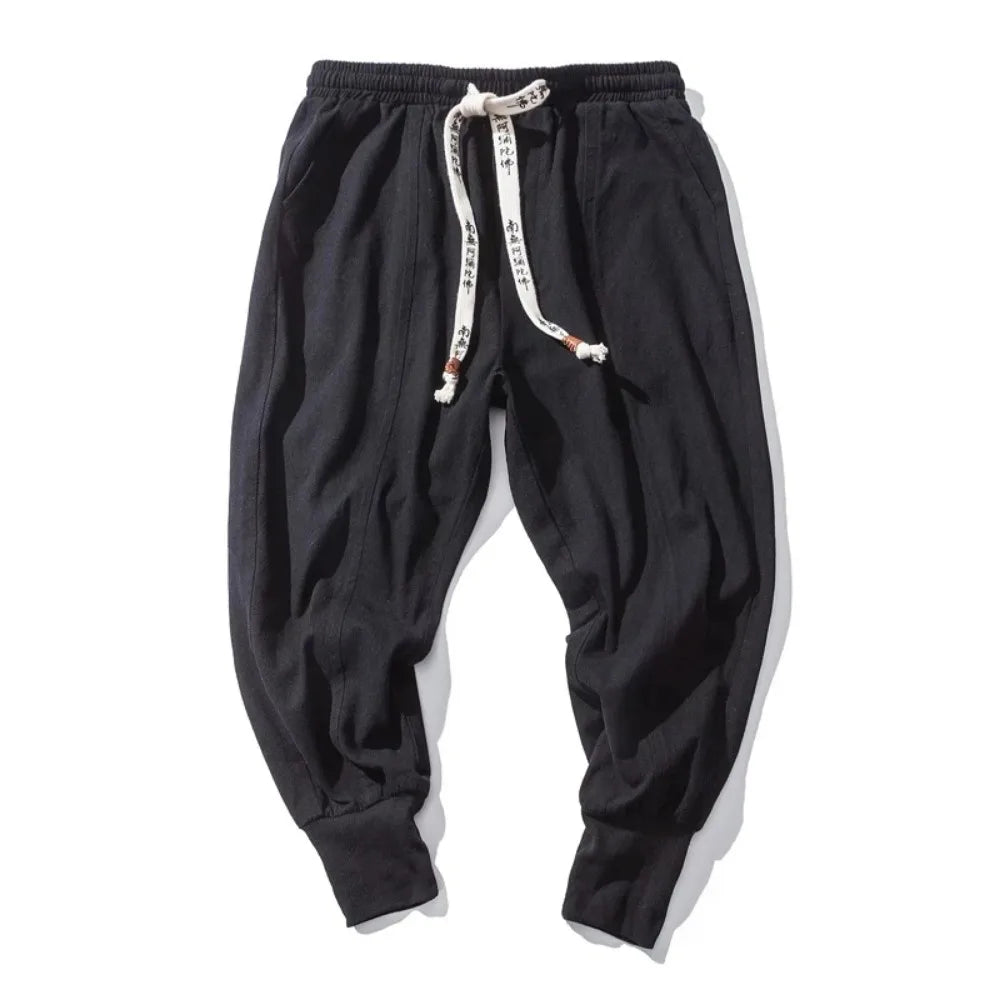Cotton Linen Harem Pants
