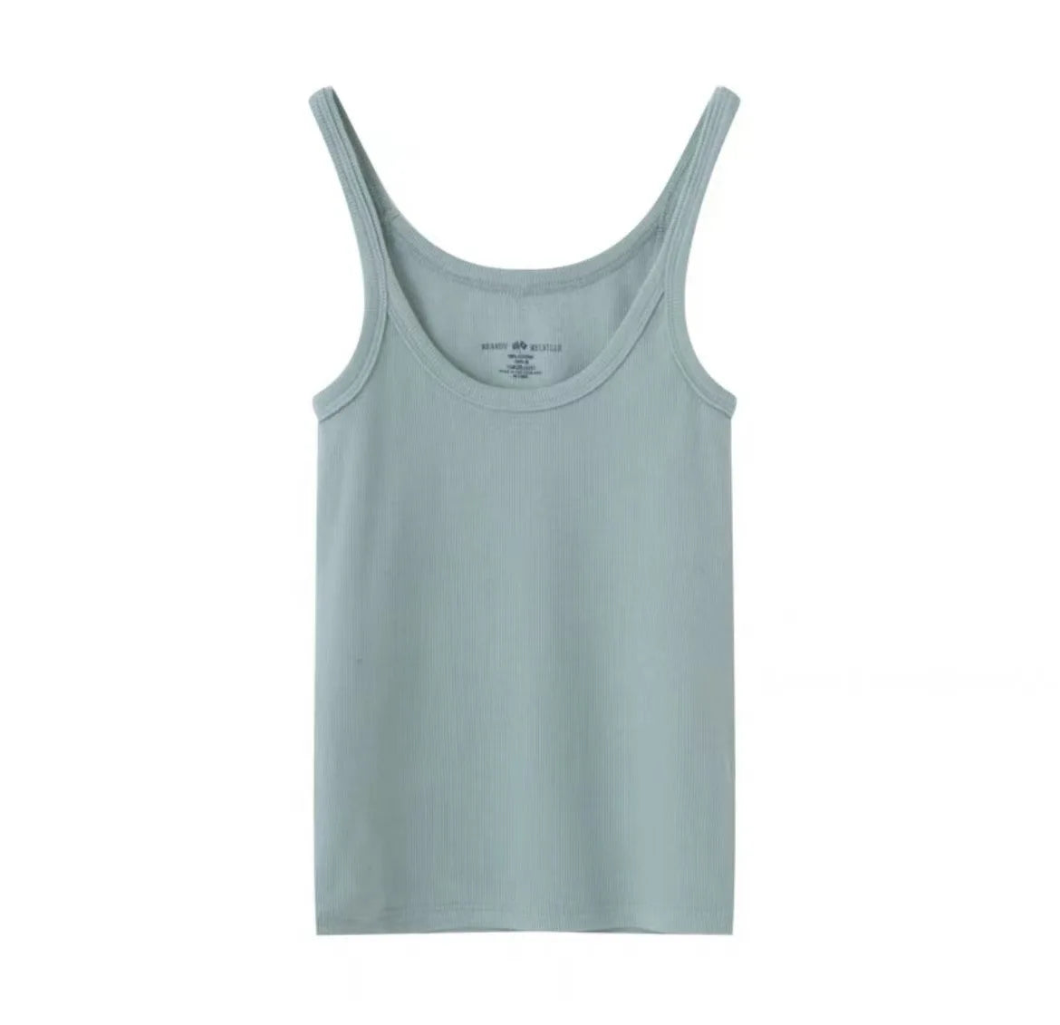 Simple Basic Ribbed Tank Top
