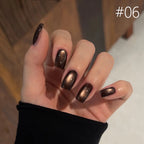 12ml 1-21pcs Brown Gold Cat Eye Gel Nail Polish