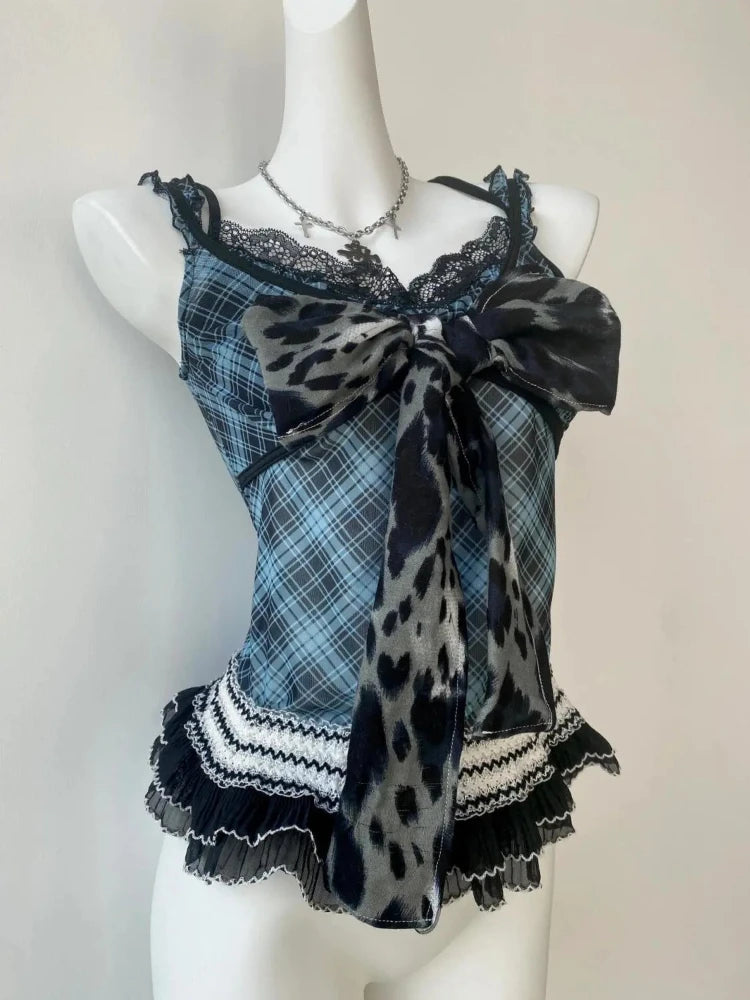 Leopard Lace Tank