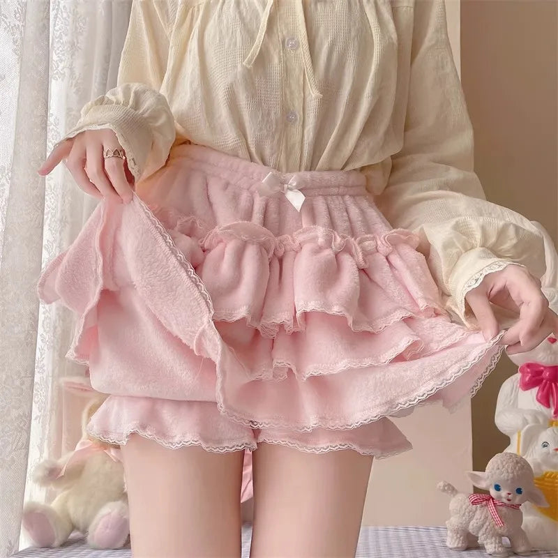 Bow Pleated Sweet Shorts